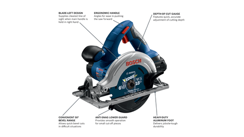Bosch 18V 6-1/2 In. Blade Left Circular Saw Kit