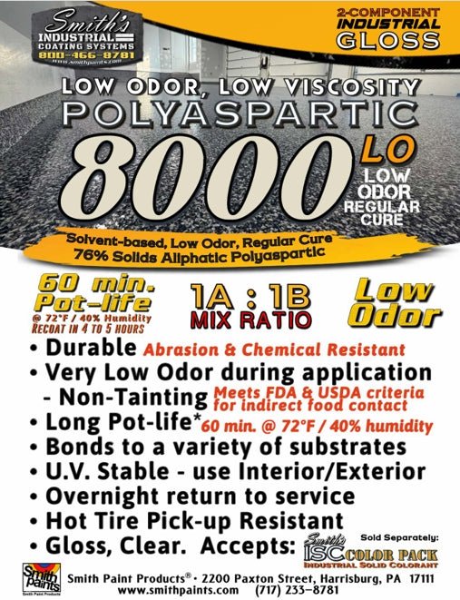 Smith's Polyaspartic 8000LO