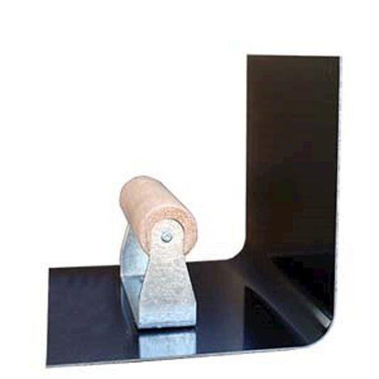 Cove Trowel - Heavy Duty with 1" Radius, 6" Wall (H) x 5-3/4" Floor (D) x 7-1/2" Runni