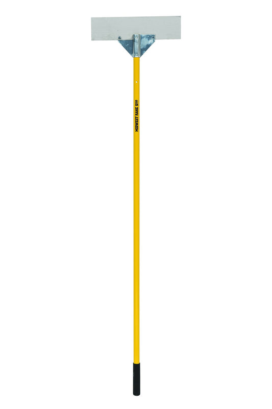 Scraper, 16" Stainless Steel, Gusset Bracing, 66" Powder-Coated Aluminum, Cushion Grip