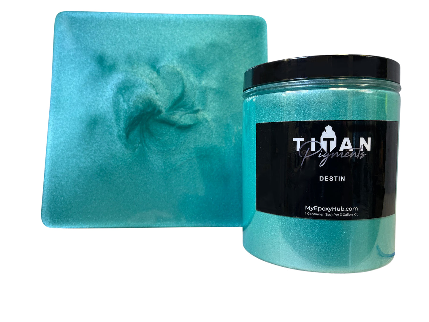 TITAN Pigment 8oz Metallic Epoxy Pigment