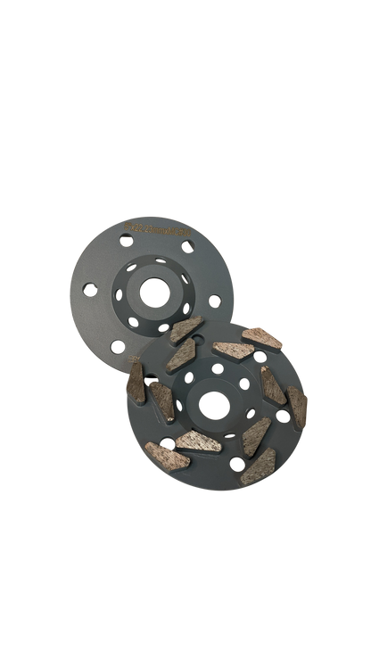 5" Cup Diamond Grind Wheels with 7/8"