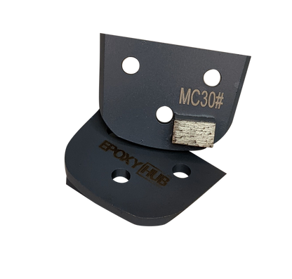 Concrete Floor Grinding, Half Bar Segments, Diamond Tooling,  30 Grit