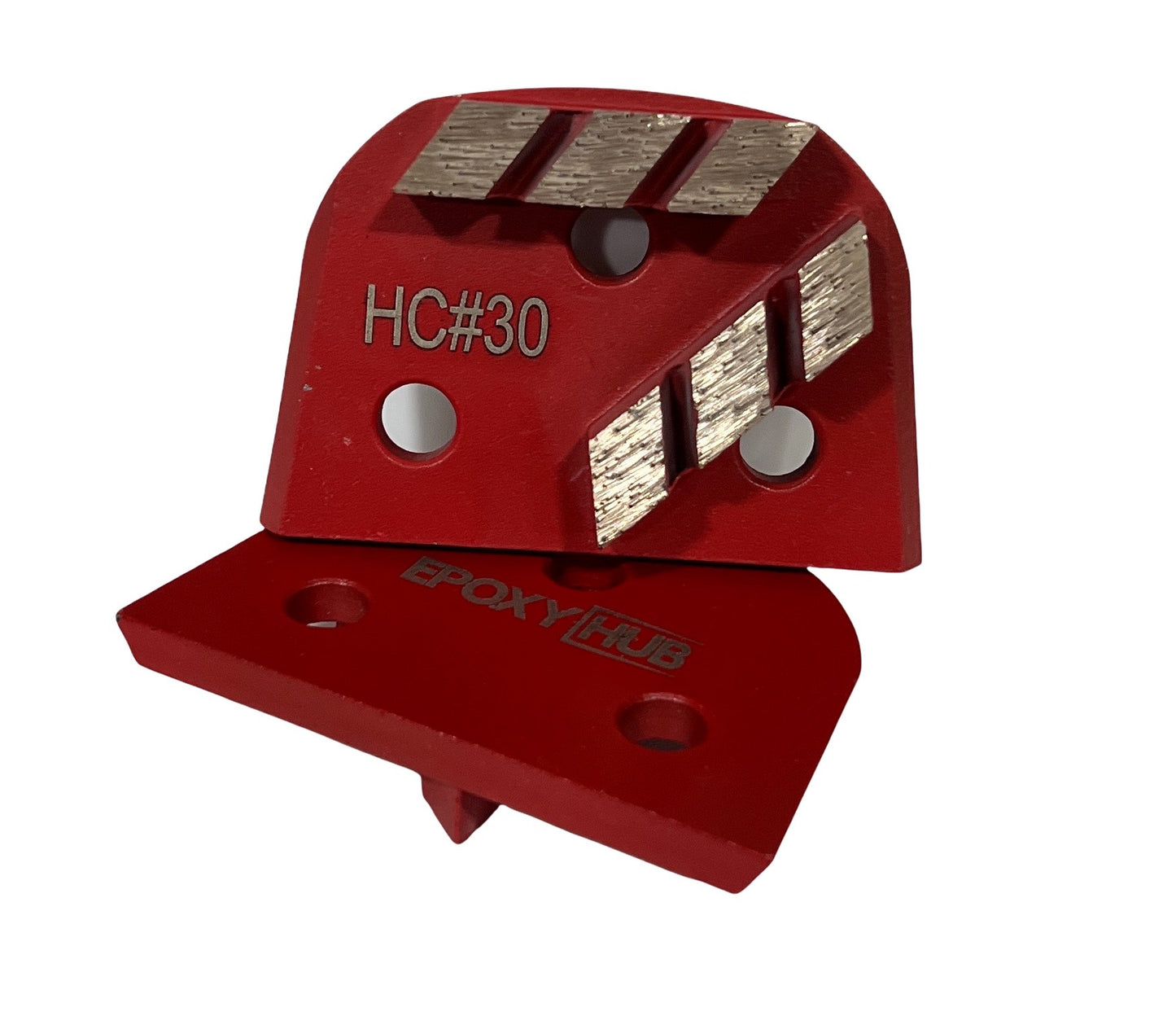 Concrete Floor Grinding, Hex Segments, Diamond Tooling,  30 Grit