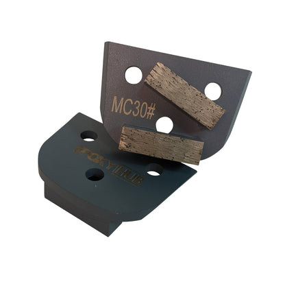 Concrete Floor Grinding, Full Bar Double Segments, Diamond Tooling, 30 Grit