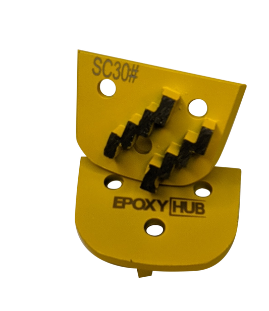 Concrete Grinding, Zags Double Segments, Diamond Tooling,  30 Grit