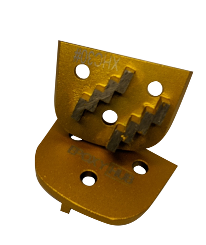 Concrete Grinding, Zags Double Segments, Diamond Tooling,  30 Grit